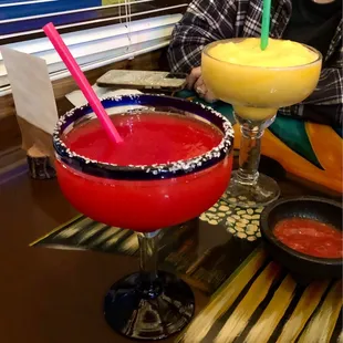 Margaritas (Mango/Strawberry)
