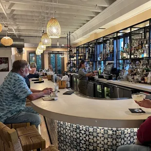 Sat at the Bar while waiting