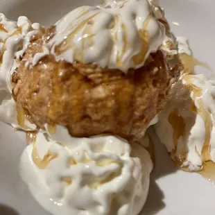 Fried Ice Cream. So good!!