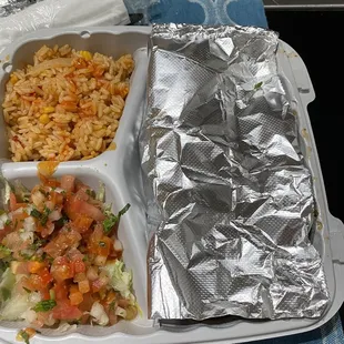 Rice and Pico de Gallo