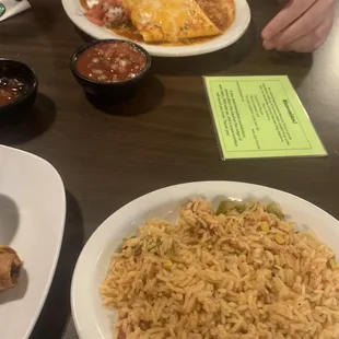 Rice and Burrito Gordo