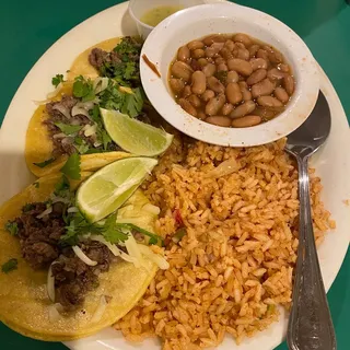 Crispy or Soft Taco Plate