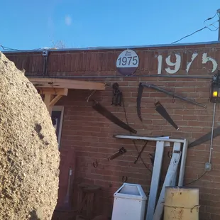 This is the outside of the building it said it was established in 1975 wow