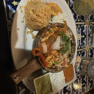 Chicken fajitas