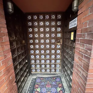 Entrance door.