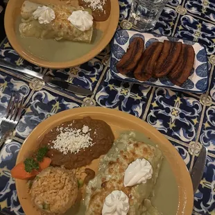Enchiladas Verdes