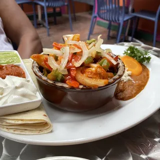 Shrimp Fajitas