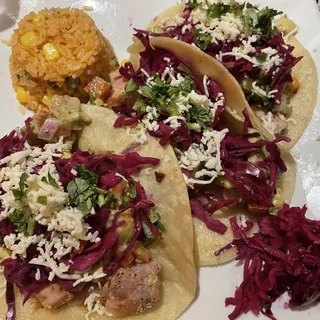 Tuna and Avocado Tacos