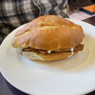 Breaded steak torta