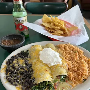 Enchiladas de Espinacas (2)