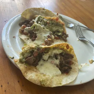 Skirt steak tacos - fire!