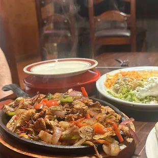 Fajitas Copper (Steak or Chicken)