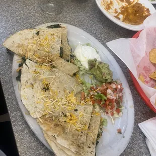 Spinach Quesadilla