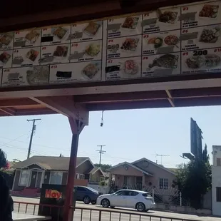 outside