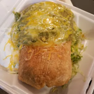 Carne Asada Chimichanga.