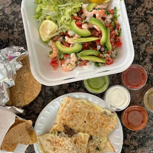 Shrimp Ceviche Tostada