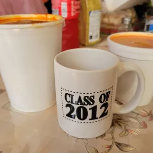 Large on left and small on right