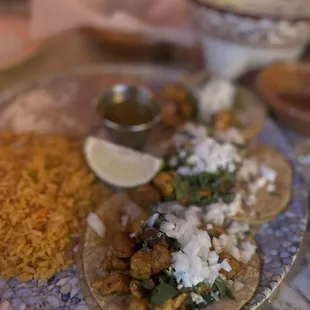 Chicken tacos