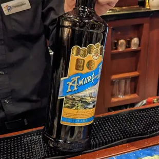 Christopher had us sample this amaretto-like amaretto that was excellent.  It was in the Paradiso cocktail!