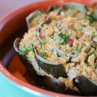 Lele's Stuffed Artichoke uses a family recipe 60 years old.