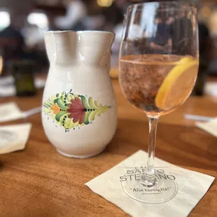 Refreshing spritzer.