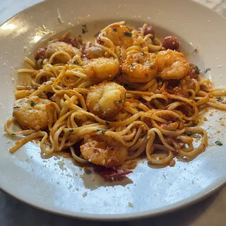 Linguine with Shrimp "Agliano"