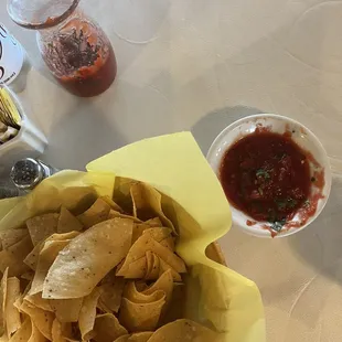 Chips and Medium Chips &amp; Salsa