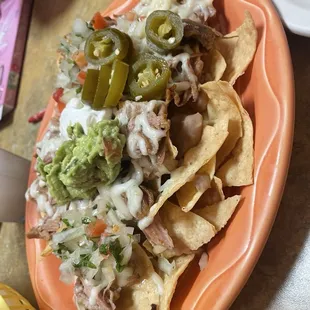 Carnitas nachos