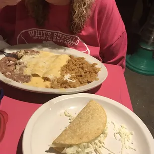 Nachos qasedilla enchilada  taco