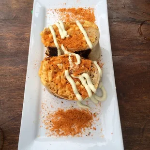 Mac and Cheese Burrito