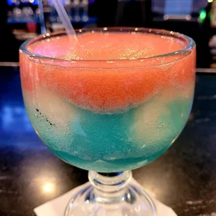 Bomb pop cocktail