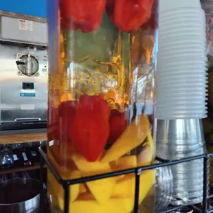 Chilis, mango and tequila