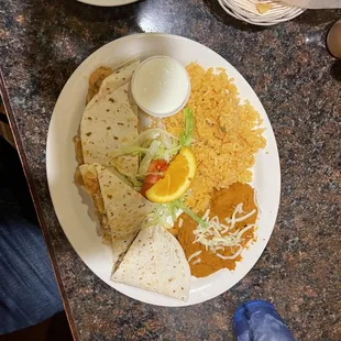 Shrimp Quesadillas