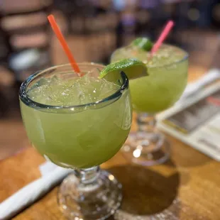 Margaritas with lime!