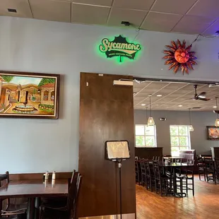 Large dining area avail