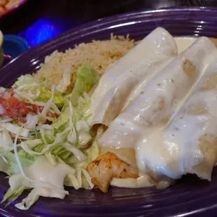 Scallop Enchiladas