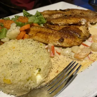 Filete De Pescado - already seasoned and a bite taken before I could take the photos.