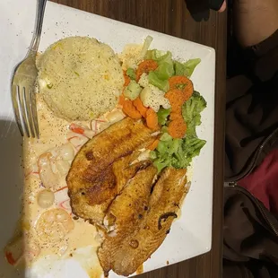 Filete De Pescado - already seasoned and a bite taken before I could take the photos.