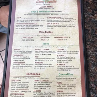 Lunch special! Say "Yes" to beans and rice!