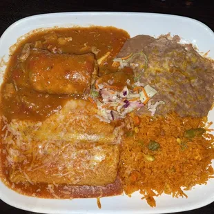 Enchilada Relleno combo