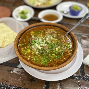 a bowl of mexican food