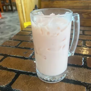Horchata de fresa