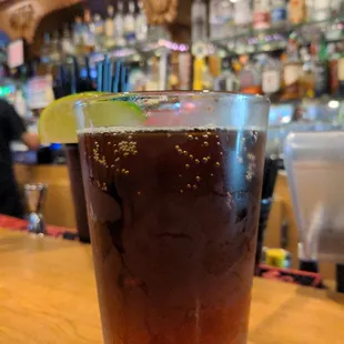 XX amber. Fun bar if you can get a seat