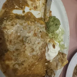 Chile verde quesadilla