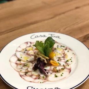 Octopus Carpaccio