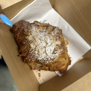 Almond croissant