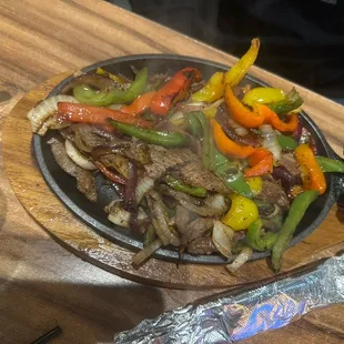 Stake fajitas