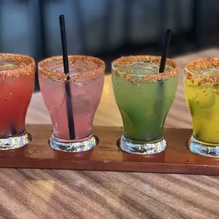 Margarita flight! Tasty!