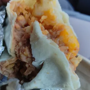 Not a veggie burrito.