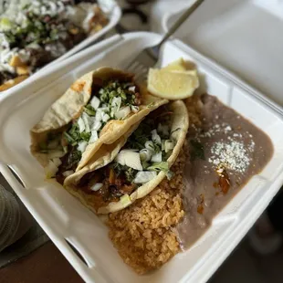 Al pastor taco combination